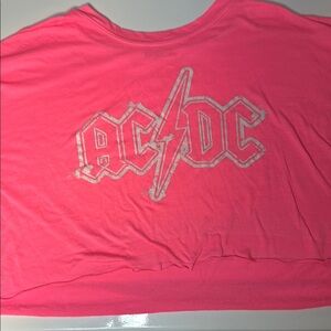 AC/DC Pink Graphic Tee